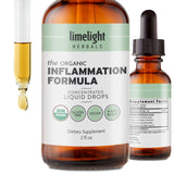LIMELIGHT HERBALS frente del empaque mostrando fórmula líquida y beneficios