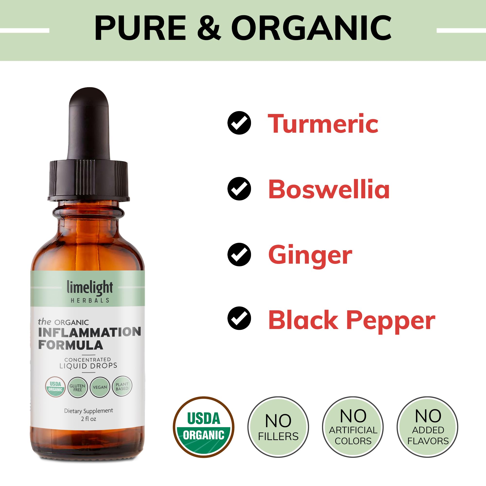 LIMELIGHT HERBALS uso sublingual en mano para administración práctica
