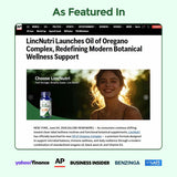LincNutri softgel en mano demostrando tamaño y comodidad al tragar