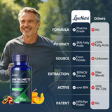 LincNutri primer plano de softgel resaltando textura fácil de tragar
