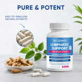 LIPERA LYMPHATIC cápsulas junto a un desayuno saludable para rutina