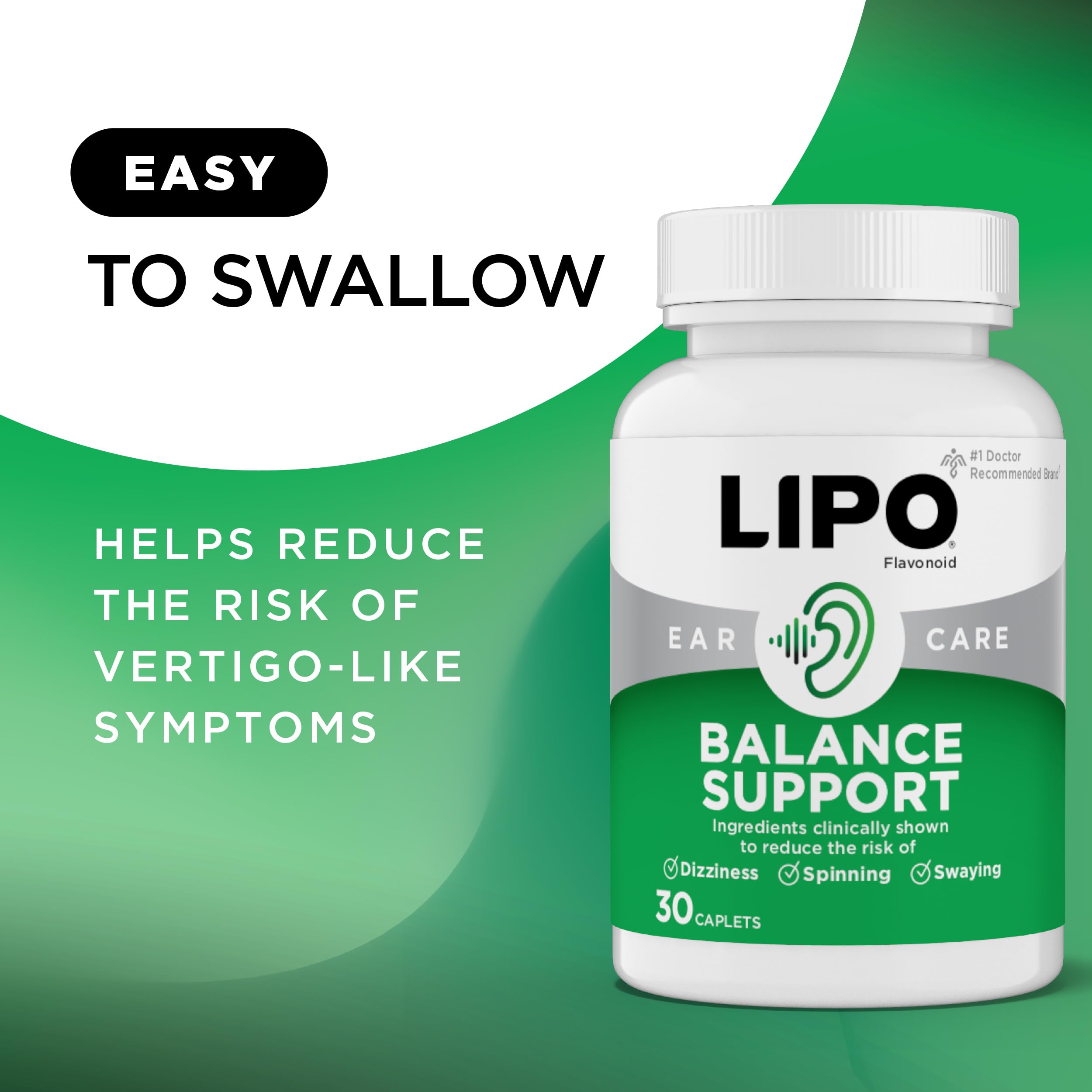 Lipo-Flavonoid ingredientes clave ginkgo y vitamina D ilustrados para soporte circulatorio