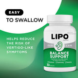 Lipo-Flavonoid ingredientes clave ginkgo y vitamina D ilustrados para soporte circulatorio