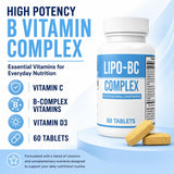 ES Global Brands lipo-bc etiqueta con lista de ingredientes y beneficios clave visibles