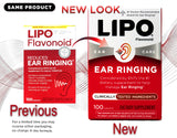 Lipo-Flavonoid caja abierta con blíster que destaca la presentación y comodidad