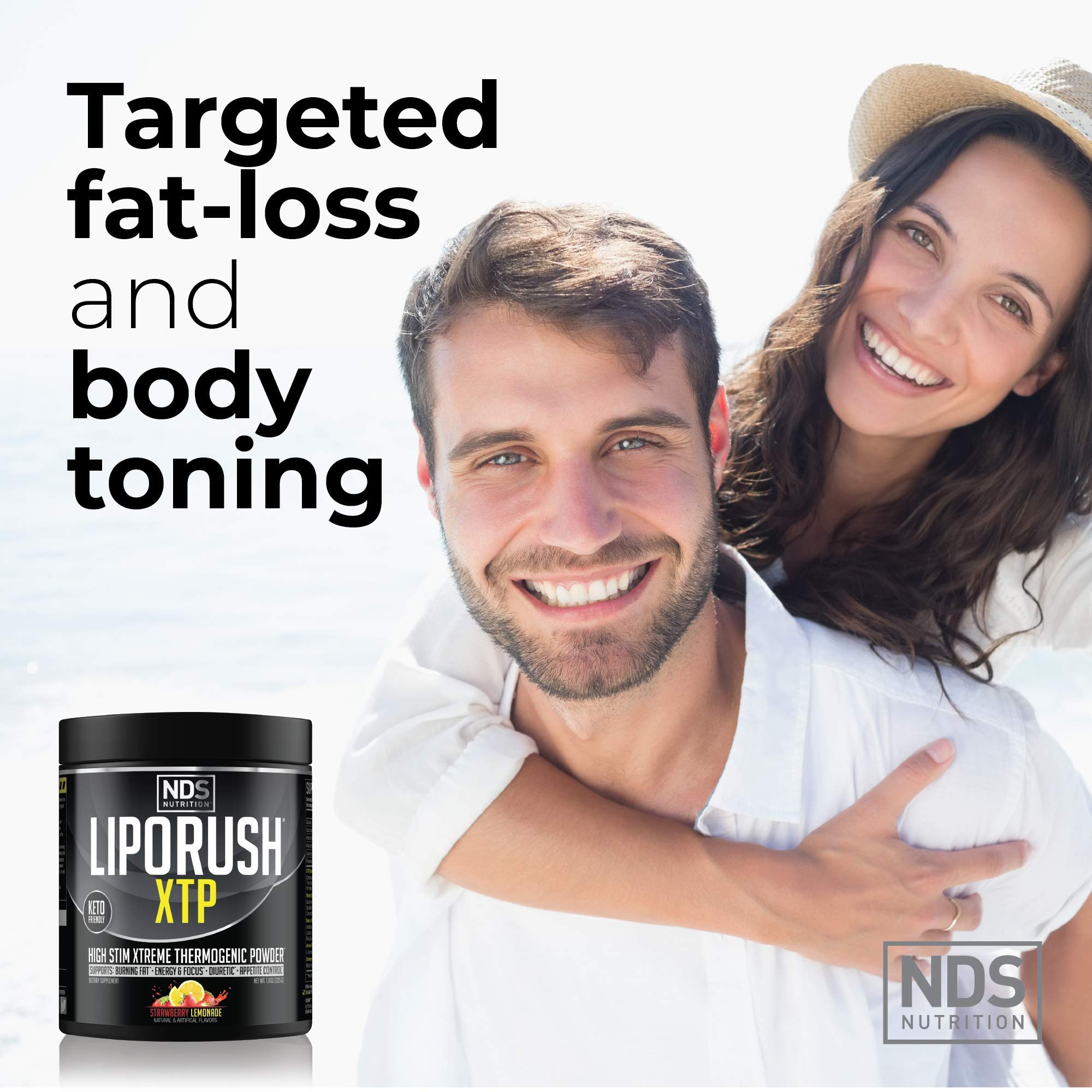 LIPORUSH batido en gimnasio antes del entrenamiento, potencia rendimiento