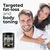 LIPORUSH batido en gimnasio antes del entrenamiento, potencia rendimiento