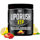 LIPORUSH envase frontal mostrando diseño y servicios, clarifica uso