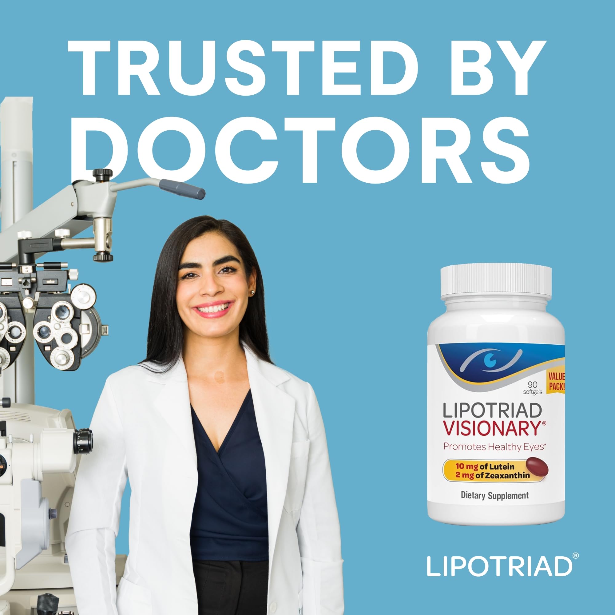 Lipotriad cápsula en mano demostrando tamaño y conveniencia diaria