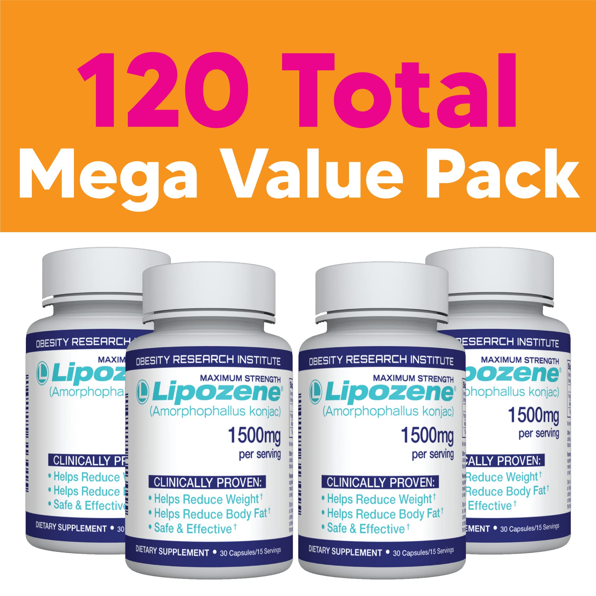 Lipozene primer plano de cápsulas mostrando su textura y facilidad de ingesta