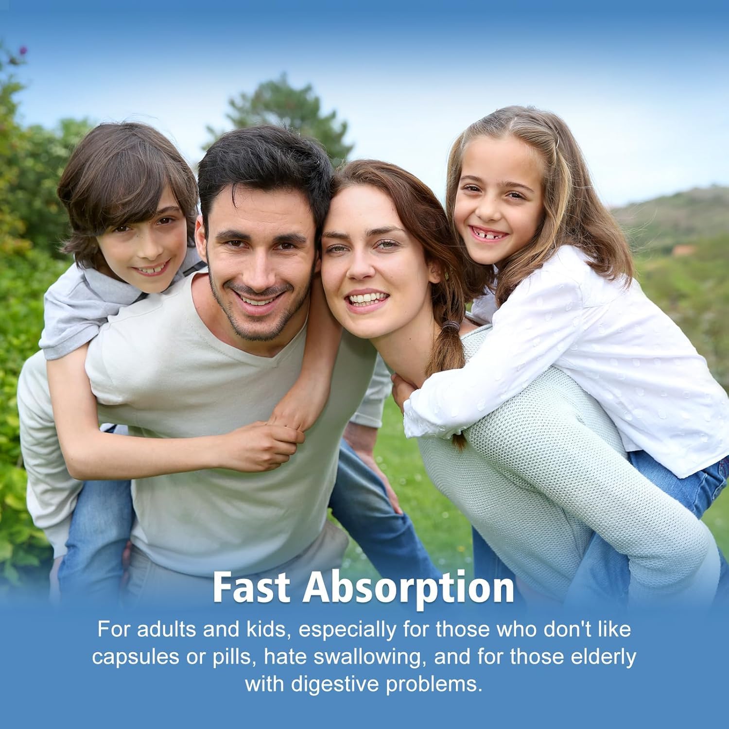 Liqherb uso en familia ilustrando conveniencia y tolerancia