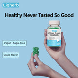 Liqherb etiqueta con lista de ingredientes y certificación GMP visible