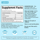 Liqherb textura de gomita en primer plano, detalle de pectina vegetal