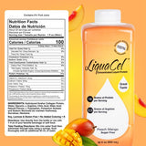 LiquaCel primer plano de la textura moderadamente espesa que facilita la administración