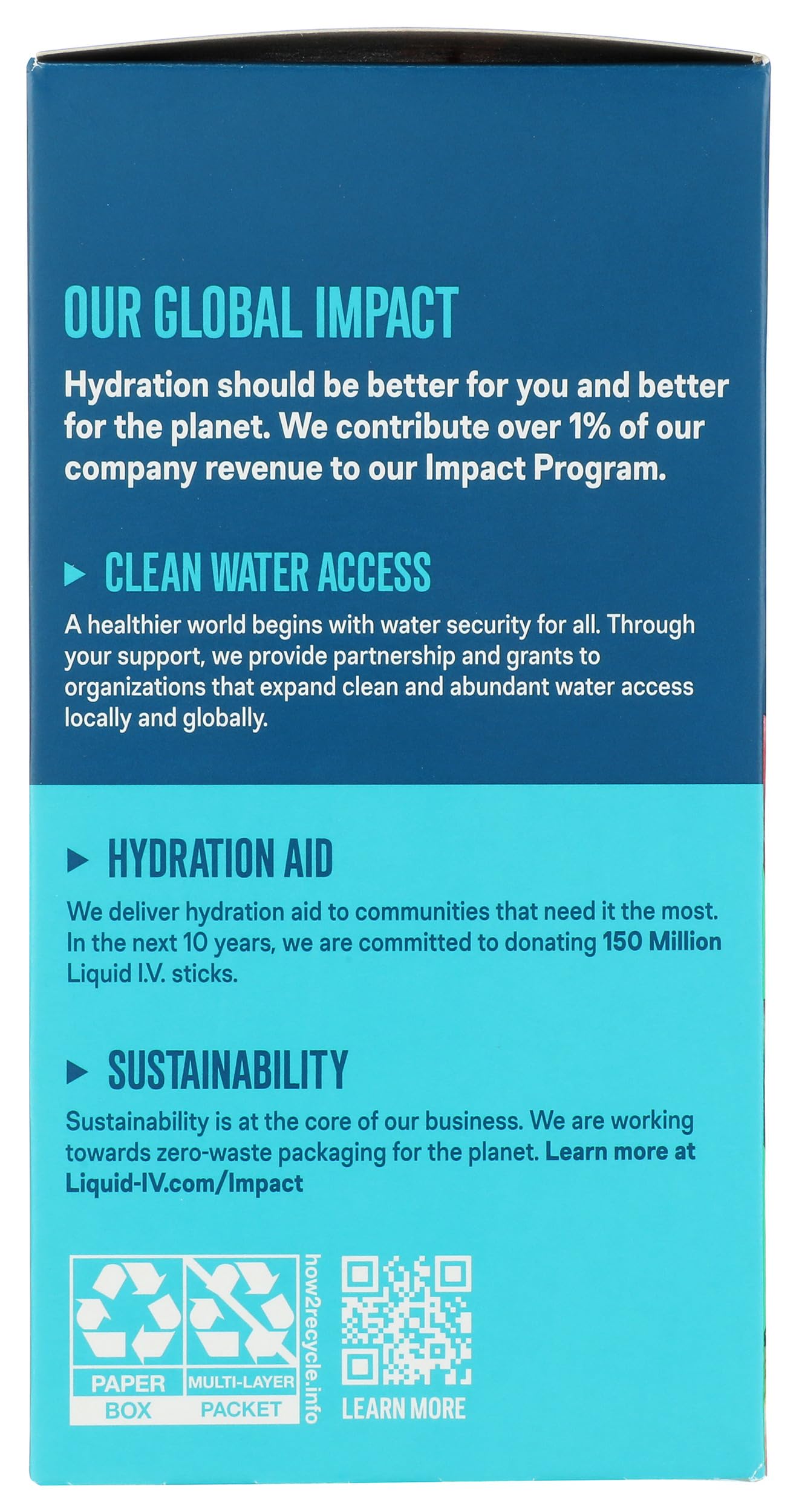 Liquid I.V. vaso mezclado con agua ofreciendo hidratación rápida y sabor sandía