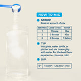 Liquid I.V. bebida de fresa en vaso lista para consumo refrescante