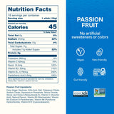 Liquid I.V. etiqueta nutricional enfocada en electrolitos y vitaminas