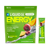 Liquid I.V. empaque frontal Fruit Punch mostrando práctico y portátil