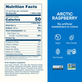 Liquid I.V. etiqueta nutricional con vitaminas y electrolitos visibles