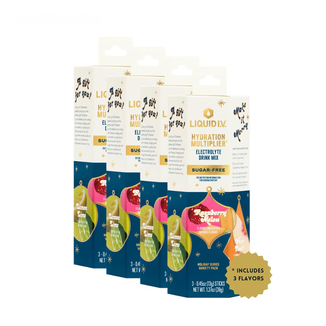 Liquid I.V. empaque frontal mostrando el pack y conveniencia