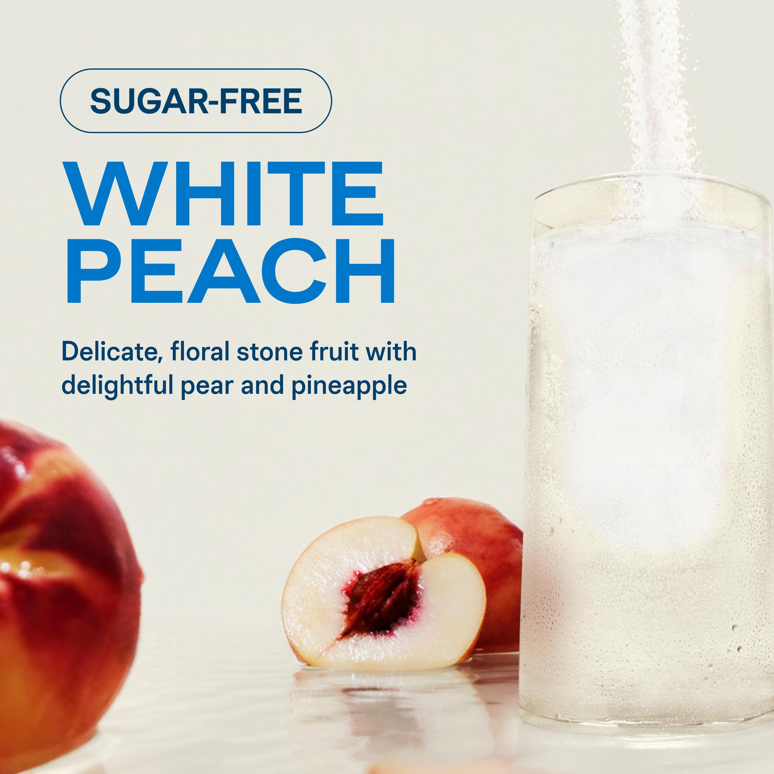 Liquid I.V. sobre individual White Peach listo para mezclar y llevar