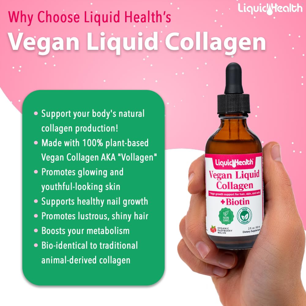 LIQUIDHEALTH detalle de etiqueta con ingredientes y certificaciones