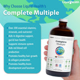 LIQUIDHEALTH dosificación con cucharada y beneficio de fácil uso