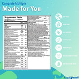 LIQUIDHEALTH close-up de etiqueta con lista de ingredientes