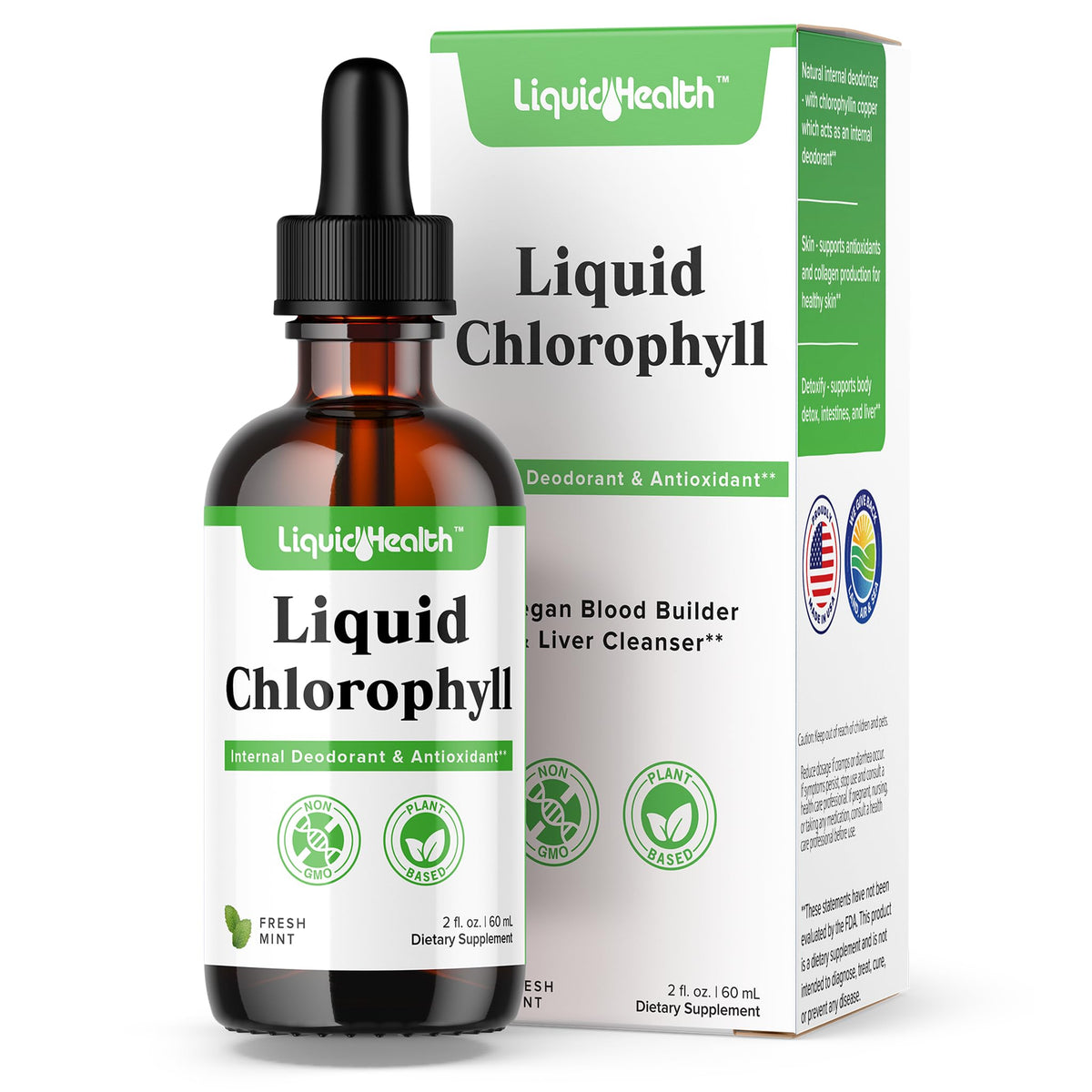 LIQUIDHEALTH envase frontal mostrando diseño y tamaño para identificación rápida