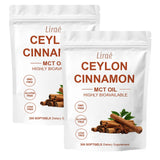 LIRAE envase frontal de Ceylon Cinnamon 300 perlas, práctico y duradero