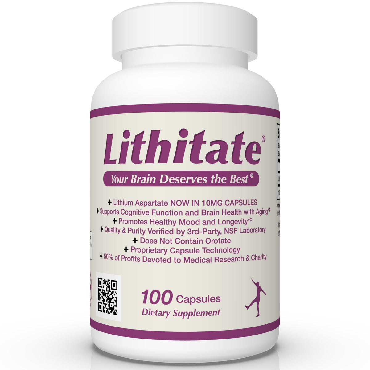 lithitate frente del envase mostrando etiqueta y beneficio de claridad mental
