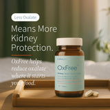 LithoLyte OxFree tabletas apiladas, enfoque en fórmula y confianza