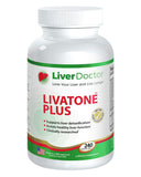 Livatone frasco frente mostrando diseño y cantidad, confianza de marca