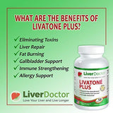 Livatone ingredientes clave como cardo mariano y taurina, apoyo integral
