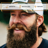 Live Bearded etiqueta nutricional del Beard Boost con información clara de ingredientes