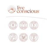 Live Conscious aplicación sublingual ilustra uso rápido y práctico