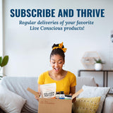 Live Conscious producto en cocina, uso diario y estilo de vida saludable