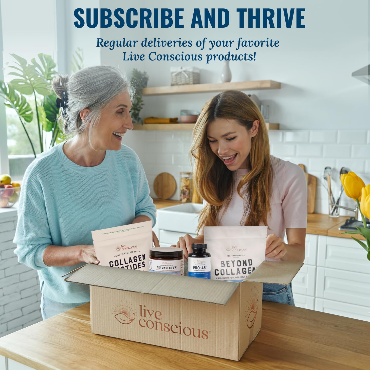 Live Conscious KrillWell etiqueta informativa con dosis y componentes