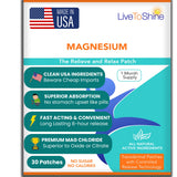 Live To Shine empaque frontal con diseño y cantidad, transmite confianza