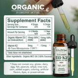 Live Wise Naturals cuentagotas en detalle para medición exacta y dosificación segura