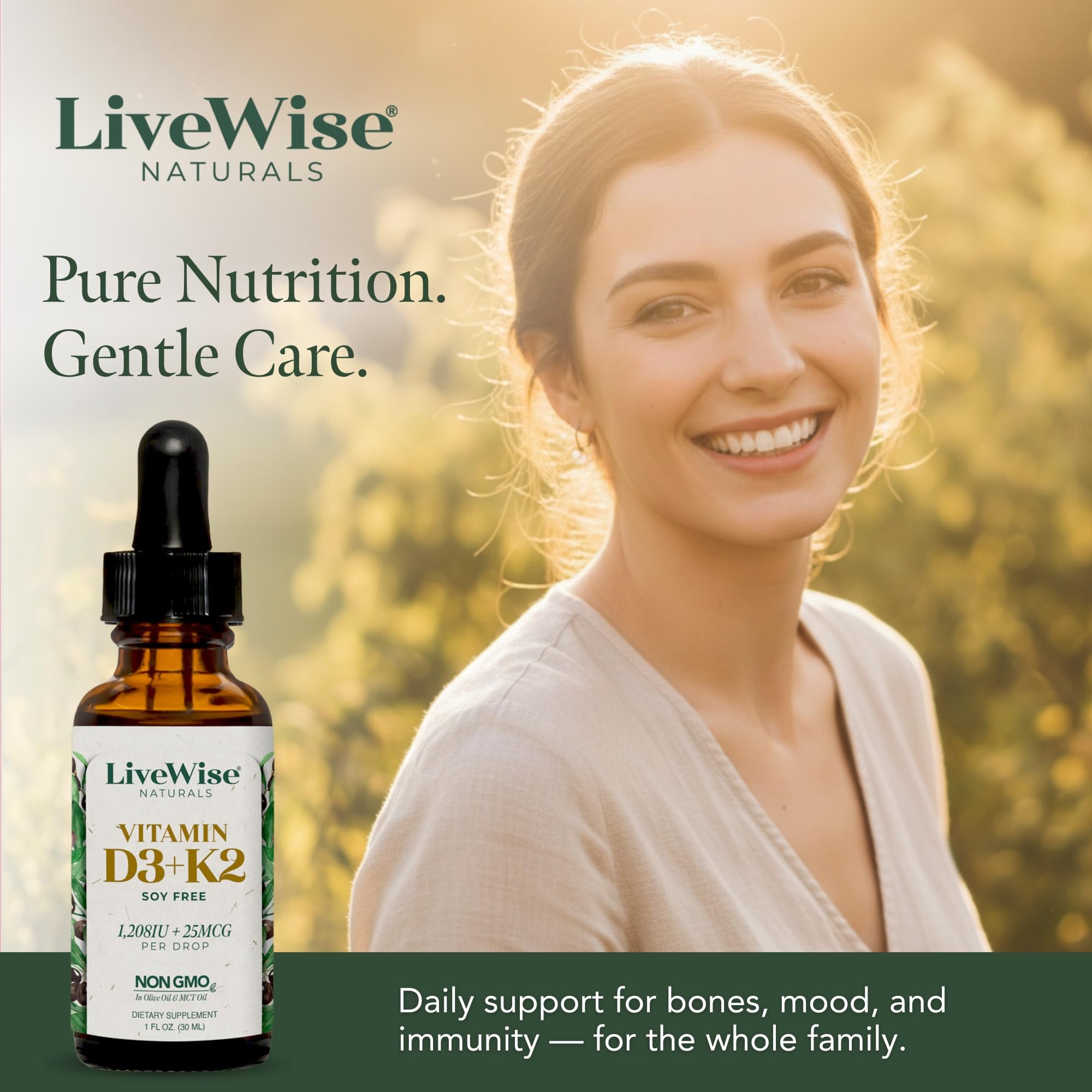 Live Wise Naturals uso en rutina matutina para integración en estilo de vida