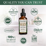 Live Wise Naturals comparación de tamaño mostrando portabilidad y ahorro