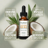 Live Wise Naturals demostración de uso sublingual con aplicación cómoda