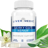 Liver Medic mostrando el frasco frontal y beneficios claros