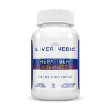 Liver Medic Hepatiben vista frontal del envase que comunica soporte hepático claro