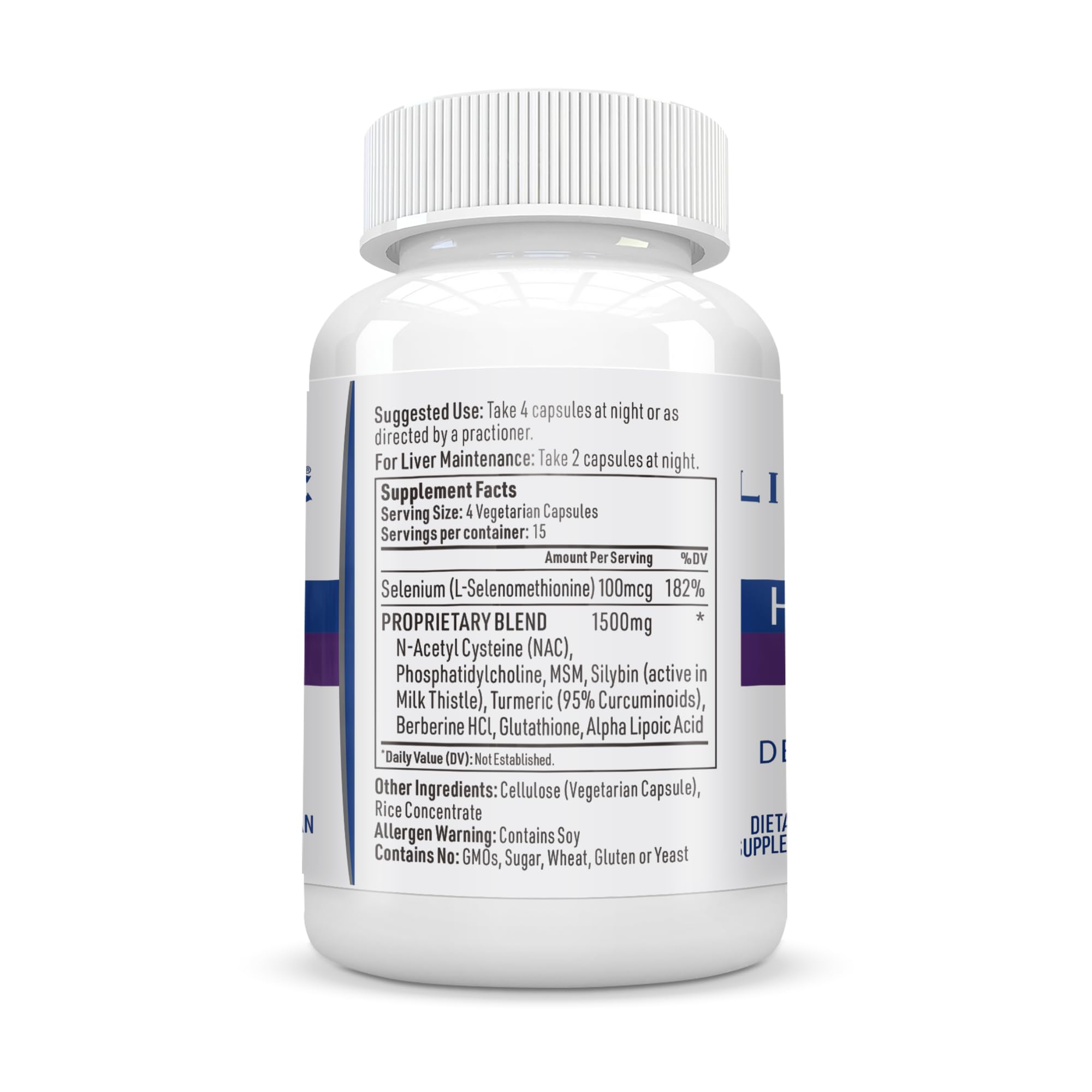 Liver Medic Hepatiben cápsulas en primer plano mostrando textura y calidad premium
