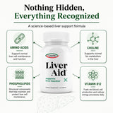 LIVERITE frasco abierto con tabletas para ver cantidad por envase