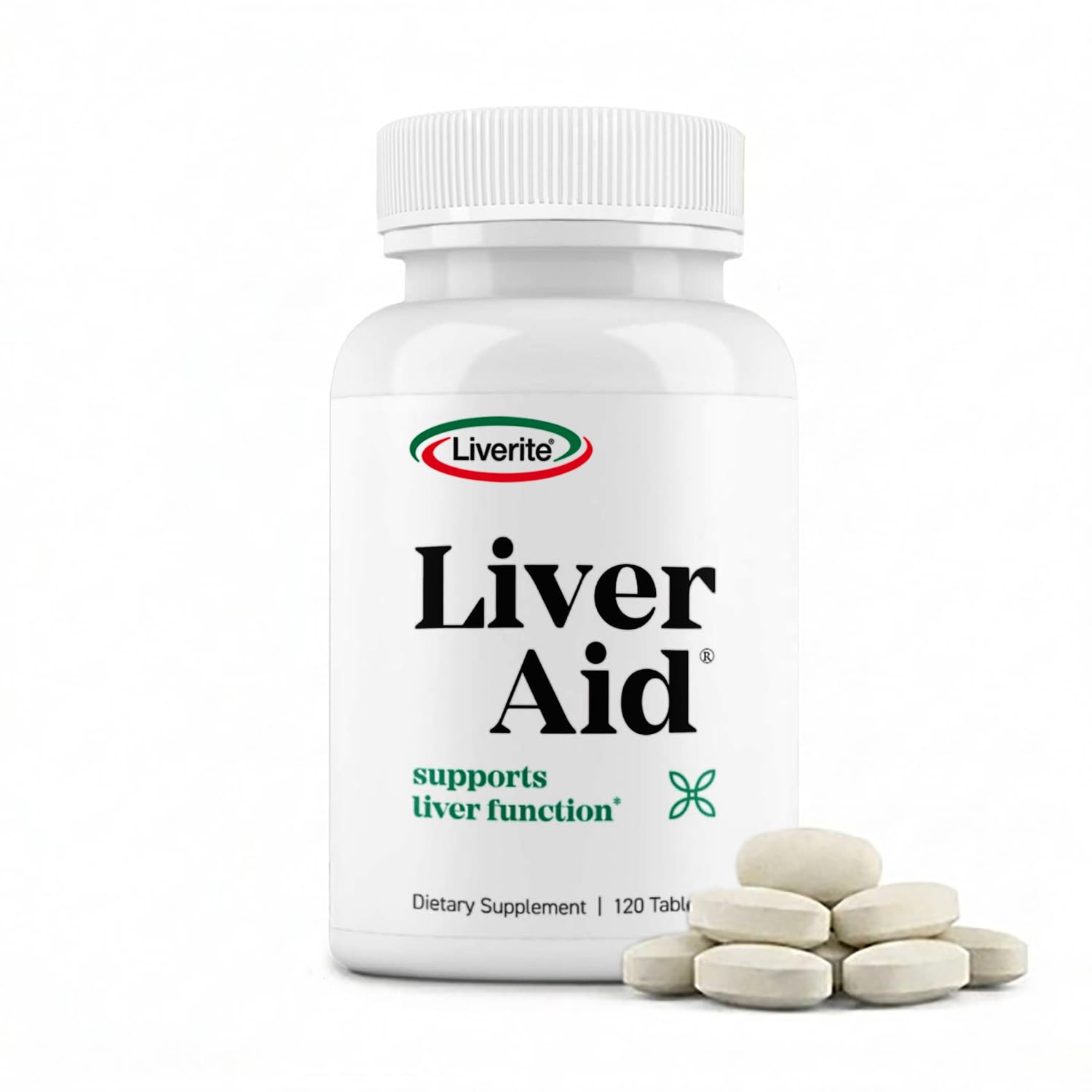 LIVERITE envase frontal mostrando diseño y beneficio de soporte hepático
