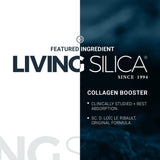 Living Silica cápsulas sobre hojas sugiere apoyo natural y estilo de vida