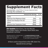 Livingood Daily en entorno de entrenamiento, apoyo a la recuperación y energía suave